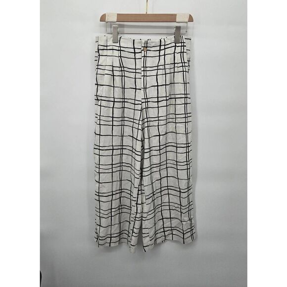 Haven + Blair Pants - Haven + Blair Black White Pants Size Medium Wide Leg Casual Light